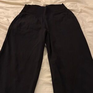 Athleta Black Wide-Leg Women's Jumpsuit Pants